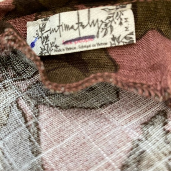 NEW Free People Bring It Back Bodycon Dress Brown Size Medium - Picture 4 of 5